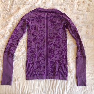 Lululemon Swiftly Tech Long Sleeve Patterned